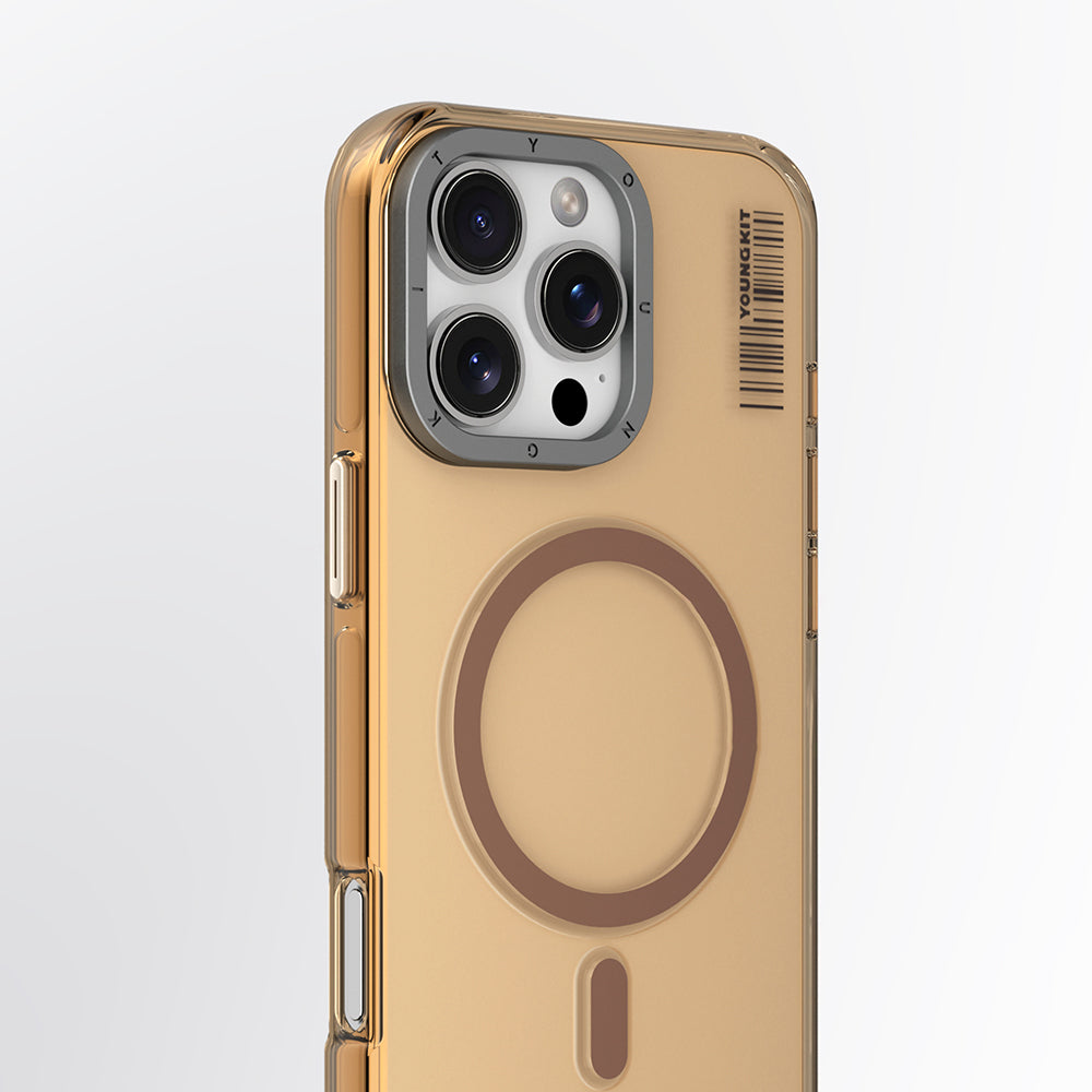 Apple iPhone 16 Pro Max Case Transparent with M-safe Charging Feature Youngkit Crystal Shield Series Cover Transparent 