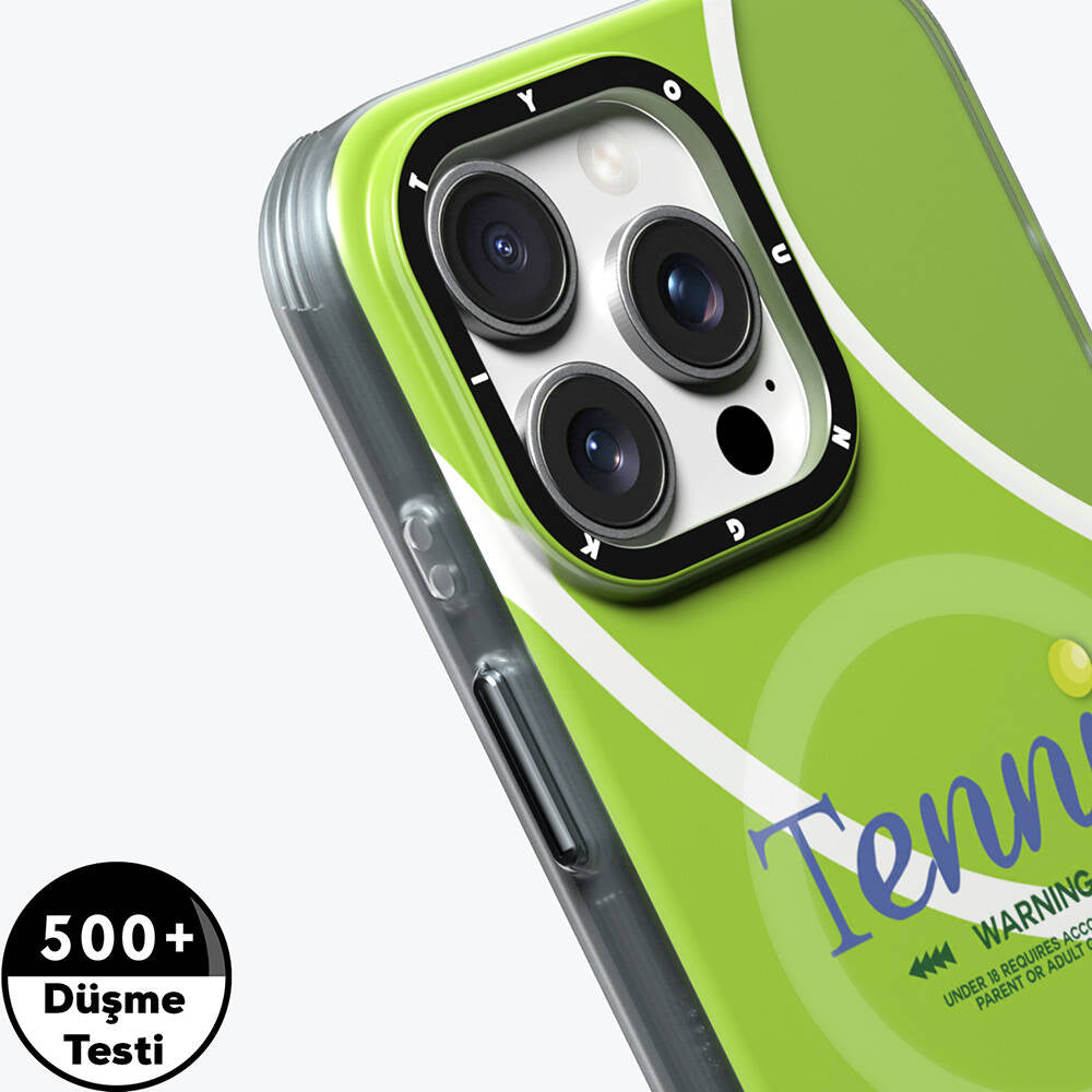 Apple iPhone 16 Pro Max Kılıf M-safe Şarj Özellikli Spor Tasarımlı Youngkit Dynamic Serisi Kapak Kahverengi