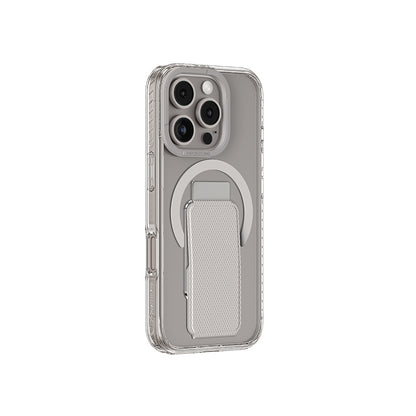 Apple iPhone 16 Pro Max Kılıf M-safe Şarj Özellikli Standlı Amazingthing Titan Pro Plus Kapak Siyah