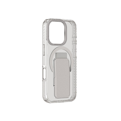 Apple iPhone 16 Pro Max Kılıf M-safe Şarj Özellikli Standlı Amazingthing Titan Pro Plus Kapak Siyah