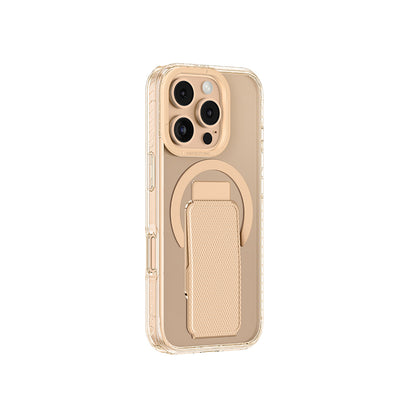 Apple iPhone 16 Pro Max Kılıf M-safe Şarj Özellikli Standlı Amazingthing Titan Pro Plus Kapak Siyah