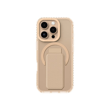 Apple iPhone 16 Pro Max Kılıf M-safe Şarj Özellikli Standlı Amazingthing Titan Pro Plus Kapak Rose Gold