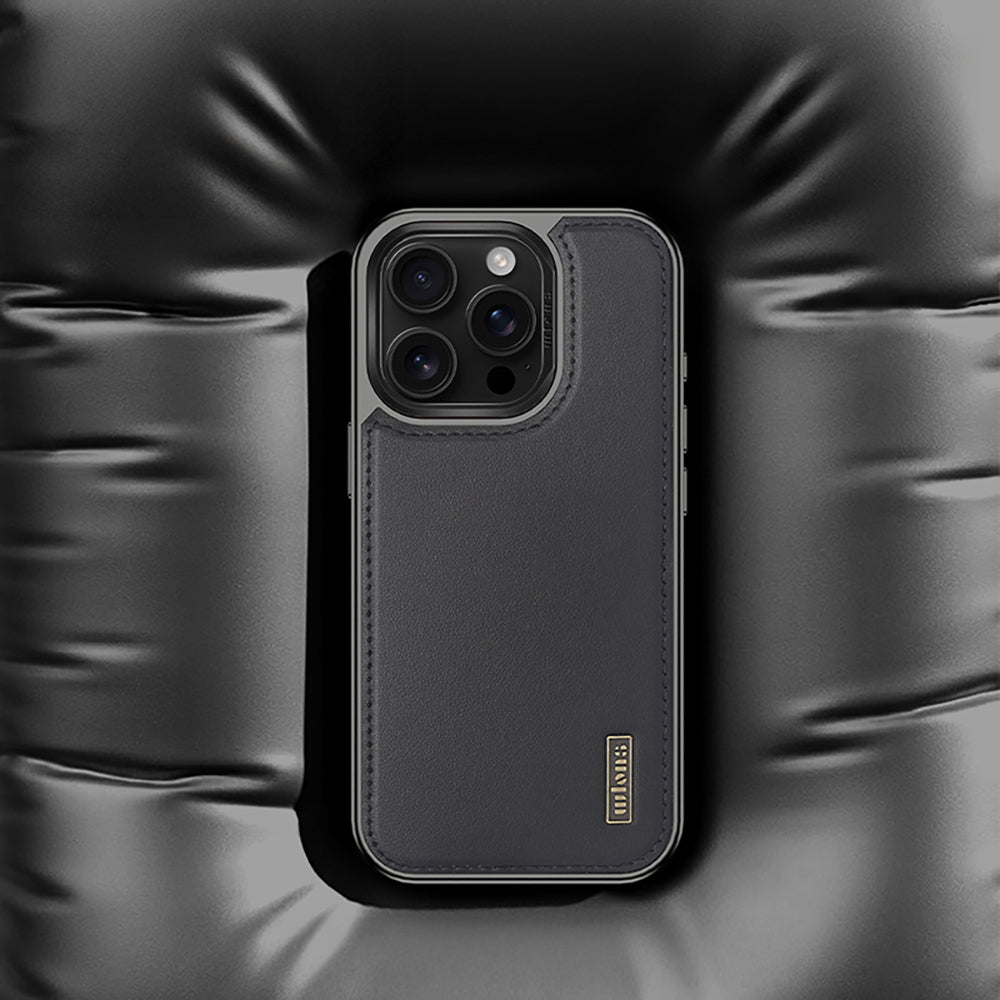 Apple iPhone 16 Pro Max Kılıf M-safe Şarj Özellikli Standlı Leto Kapak Siyah