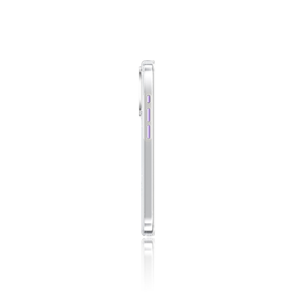 Apple iPhone 16 Pro Max Kılıf M-safe Şarj Özellikli Standlı Pynana Dancing Streamer Serisi Kapak Mor
