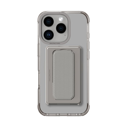 Apple iPhone 16 Pro Max Kılıf M-safe Şarj Özellikli Standlı Set Amazingthing Omni Adventure Serisi Kapak Rose Gold