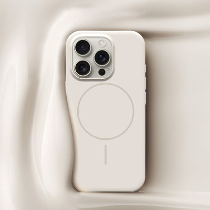 Apple iPhone 16 Pro Max Kılıf M-safe Şarj Özellikli Wlons Frego Kapak Mor