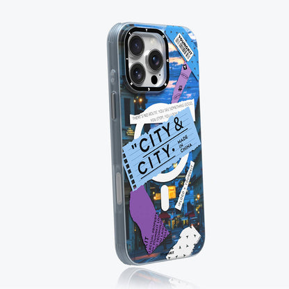 Apple iPhone 16 Pro Max Kılıf M-safe Şarj Özellikli Youngkit A-City Serisi Kapak Pembe