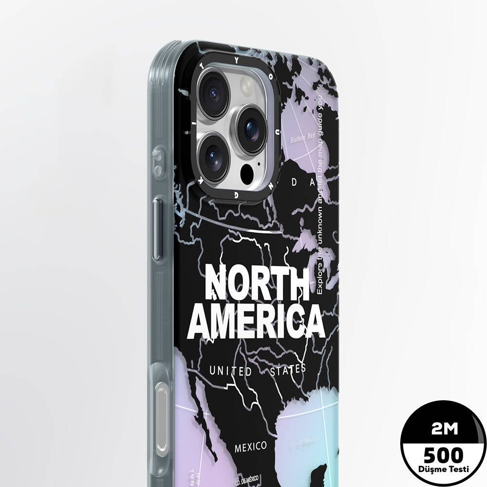 Apple iPhone 16 Pro Max Kılıf M-safe Şarj Özellikli Youngkit Universal Serisi Kapak Siyah