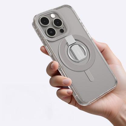 Apple iPhone 16 Pro Max Kılıf M-safe Şarj Özellikli Yüzük Standlı Amazingthing Titan Pro Serisi Kapak Rose Gold