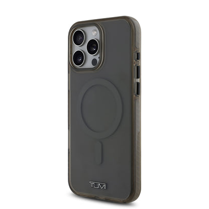 Apple iPhone 16 Pro Max Kılıf TUMI Orjinal Lisanslı M-safe Şarj Özellikli Airbagli Transparan Kapak Haki