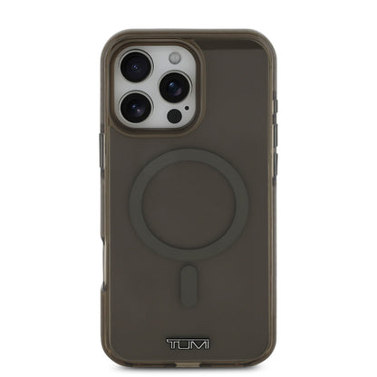 Apple iPhone 16 Pro Max Kılıf TUMI Orjinal Lisanslı M-safe Şarj Özellikli Airbagli Transparan Kapak Haki