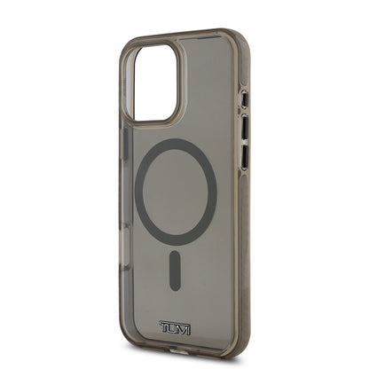 Apple iPhone 16 Pro Max Kılıf TUMI Orjinal Lisanslı M-safe Şarj Özellikli Airbagli Transparan Kapak Haki