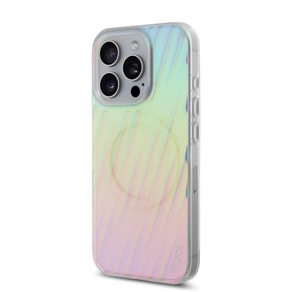 Apple iPhone 16 Pro Max Kılıf TUMI Orjinal Lisanslı M-safe Şarj Özellikli Transparan Kapak Colorful