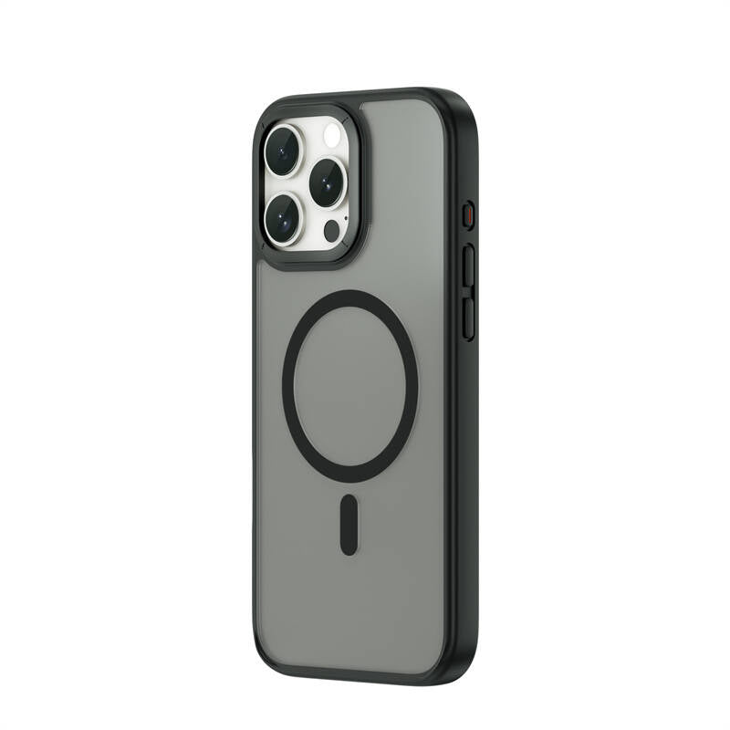 Apple iPhone 16 Pro Max Case Wiwu FGG-012 ArmorPro Series M-safe Charging Feature Fingerprint-Proof Case Gray 