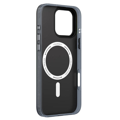 Apple iPhone 16 Pro Max Kılıf YoungKit The Secret Color Serisi Kapak Yeşil