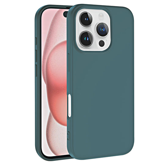 Apple iPhone 16 Pro Max Kılıf Zore LSR Lansman Kapak Koyu Yeşil