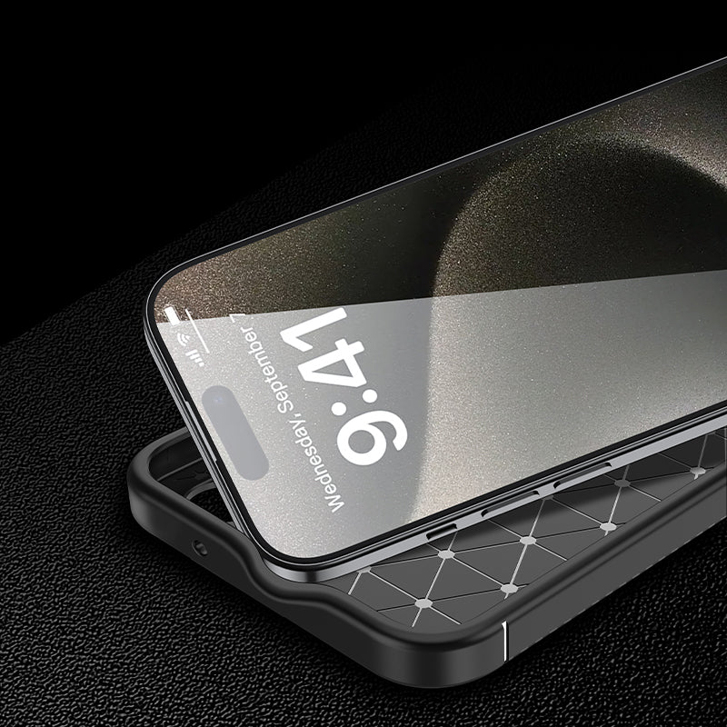 Apple iPhone 16 Pro Max Kılıf Zore Negro Silikon Kapak Siyah