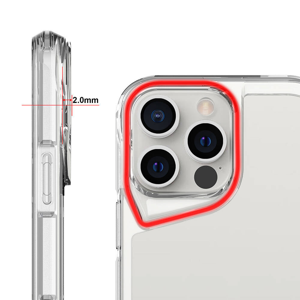 Apple iPhone 16 Pro Max Case Zore T-Max Transparent Cover