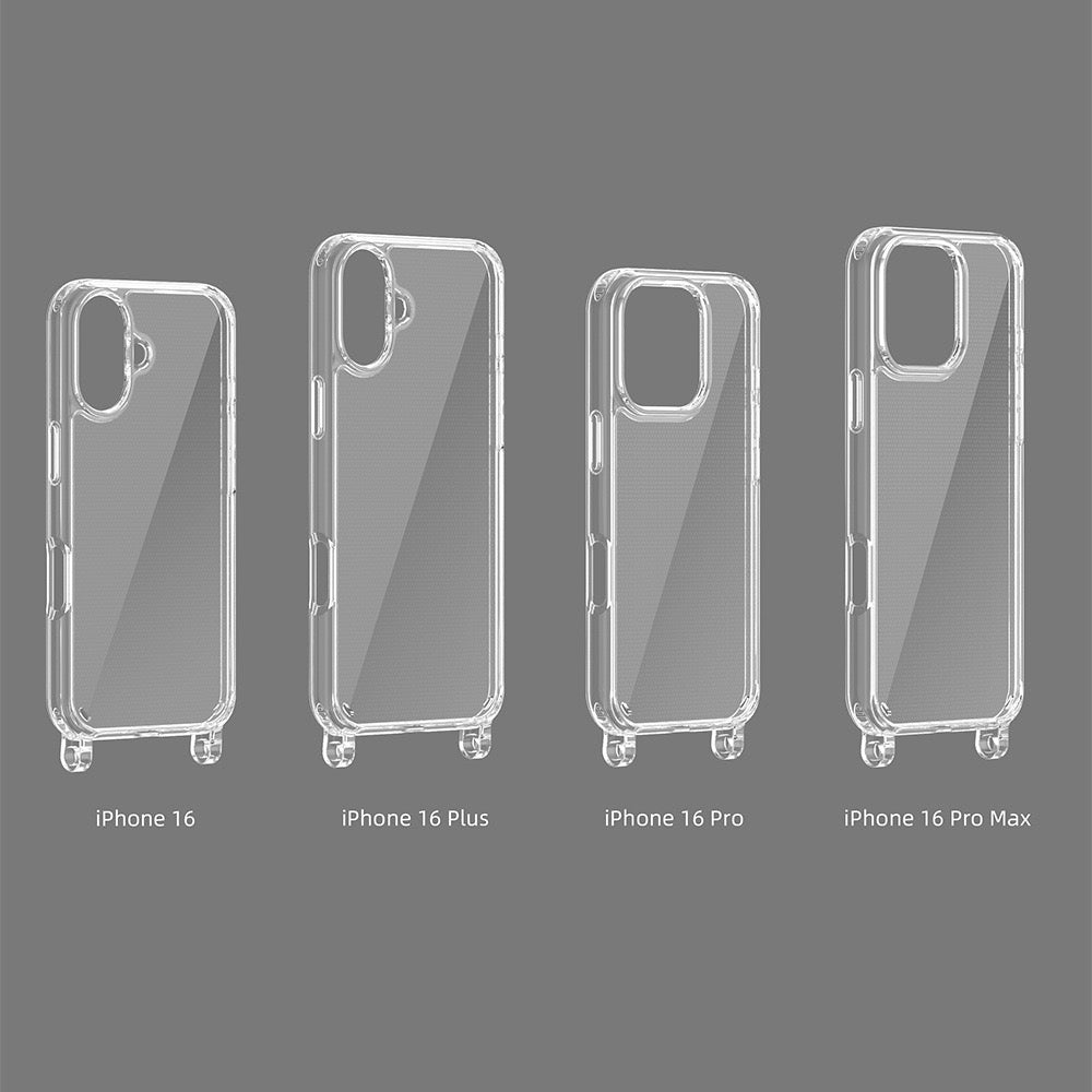 Apple iPhone 16 Pro Max Case Zore X-Rop Transparent Cover