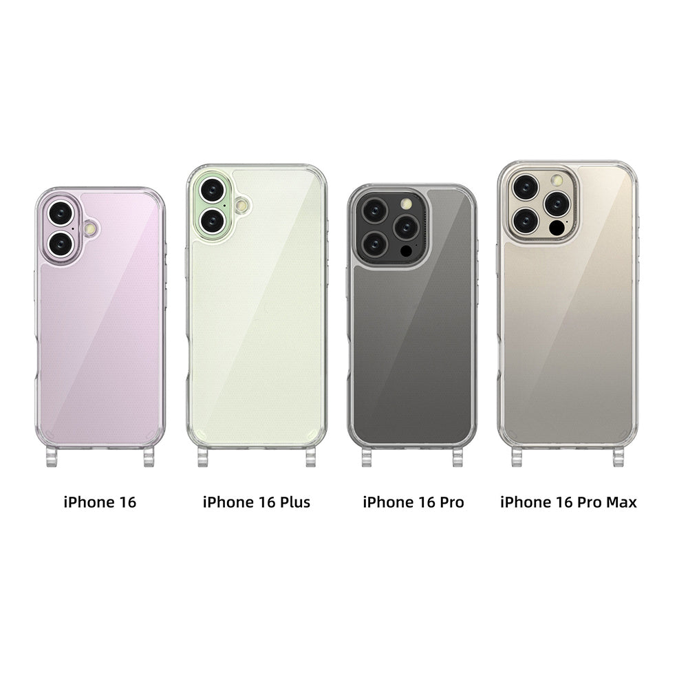 Apple iPhone 16 Pro Max Case Zore X-Rop Transparent Cover