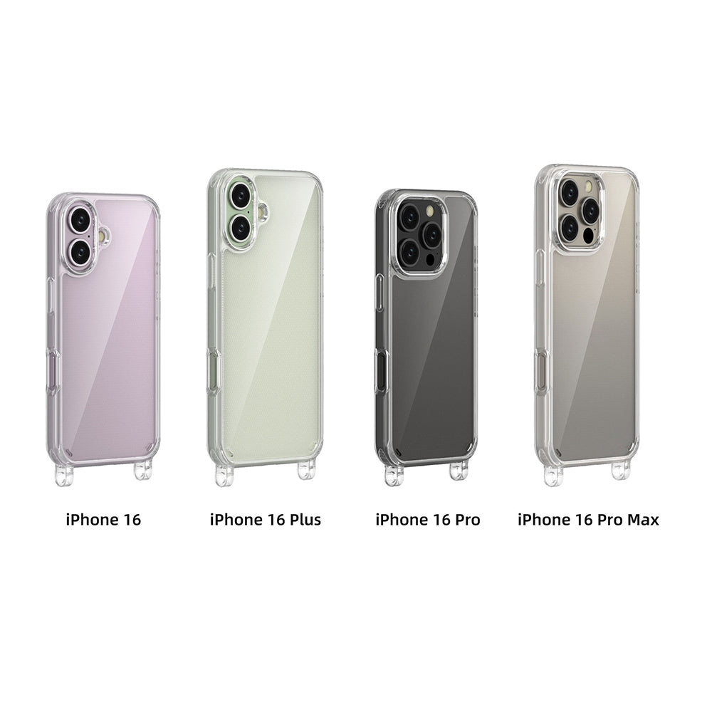 Apple iPhone 16 Pro Max Case Zore X-Rop Transparent Cover
