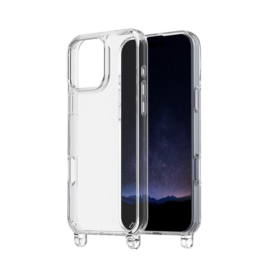Apple iPhone 16 Pro Max Case Zore X-Rop Transparent Cover