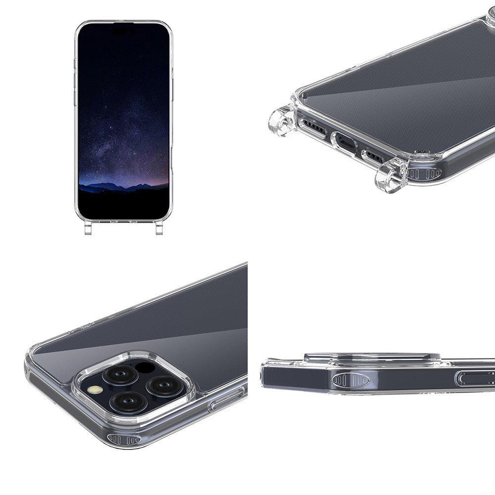 Apple iPhone 16 Pro Max Case Zore X-Rop Transparent Cover