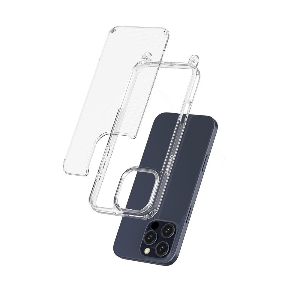 Apple iPhone 16 Pro Max Case Zore X-Rop Transparent Cover