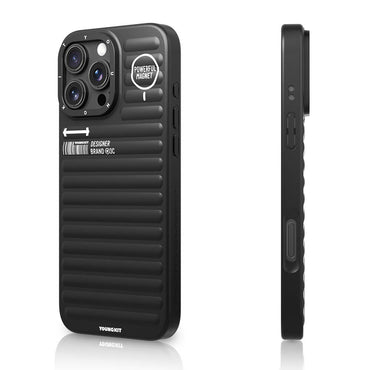 Apple iPhone 16 Pro Max M-safe Charging Case Matte Color Design Youngkit Original Series Cover Black 