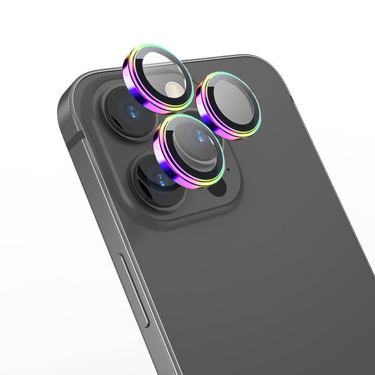 Apple iPhone 16 Pro Max Wiwu Lens Guard Metal Camera Lens Protector Colorful