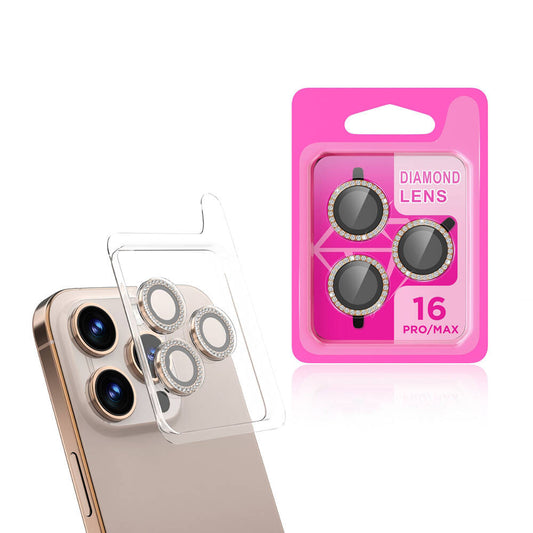 Apple iPhone 16 Pro Max Zore CL-06 Camera Lens Protector Desert Titanium