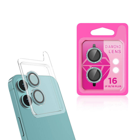Apple iPhone 16 Zore CL-06 Camera Lens Protector Light Green