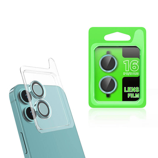 Apple iPhone 16 Zore CL-07 Camera Lens Protector Light Green