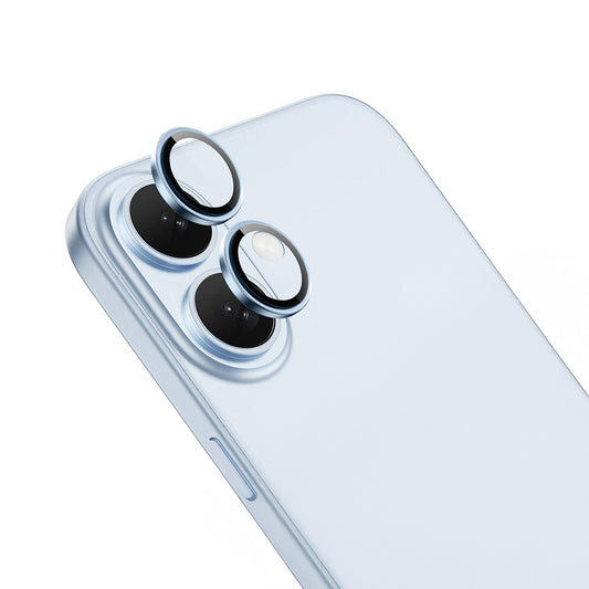 Apple iPhone 16 Zore Micro Camera Lens Protector Blue 