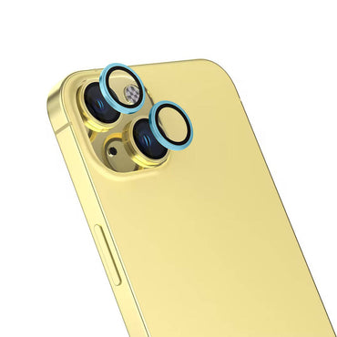 Apple iPhone 16 Zore Safir CL-15 Anti-Fingerprint Anti-Reflective Camera Lens Protector Green