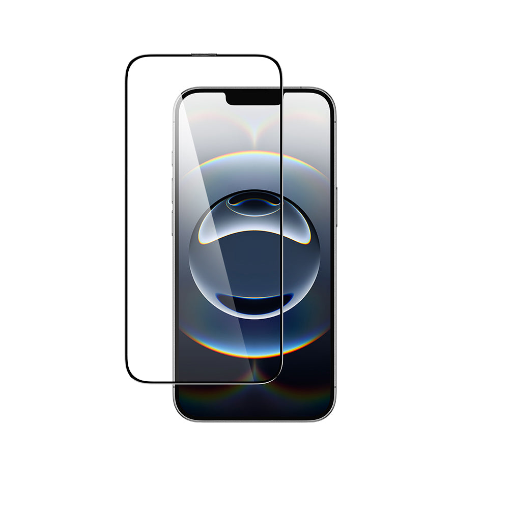 Apple iPhone 16E Amazingthing Titan Parmak İzi Bırakmayan Temperli Cam Ekran Koruyucu Siyah