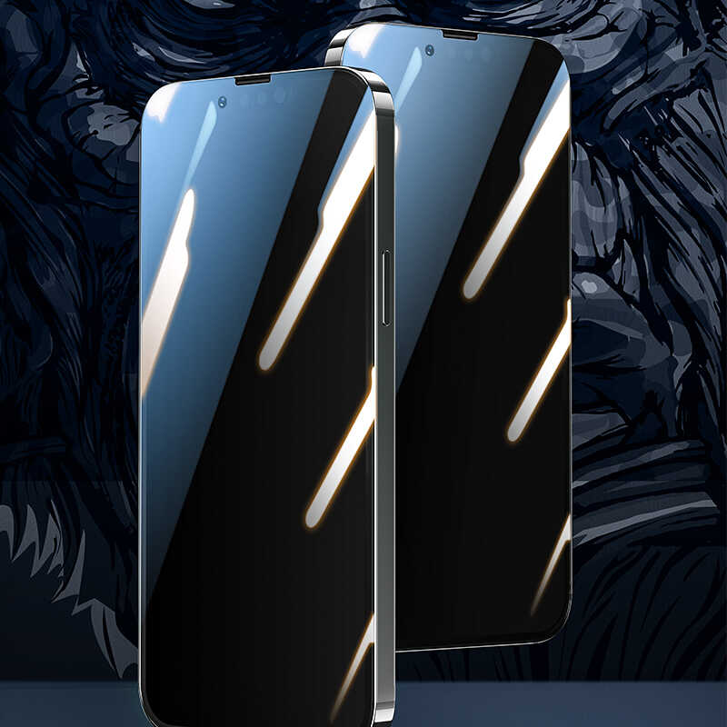 Apple iPhone 16E Benks Little KingKong Privacy Cam Ekran Koruyucu Siyah