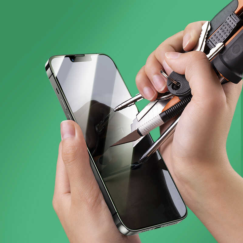 Apple iPhone 16E Benks V Pro Green Light Ekran Koruyucu Renksiz