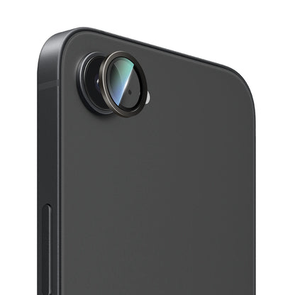 Apple iPhone 16E CaseWorld Alloy Serisi Oleofobik Anti Reflective Kamera Lens Koruyucu Şeffaf