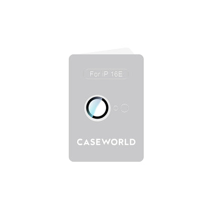 Apple iPhone 16E CaseWorld Alloy Serisi Oleofobik Anti Reflective Kamera Lens Koruyucu Siyah