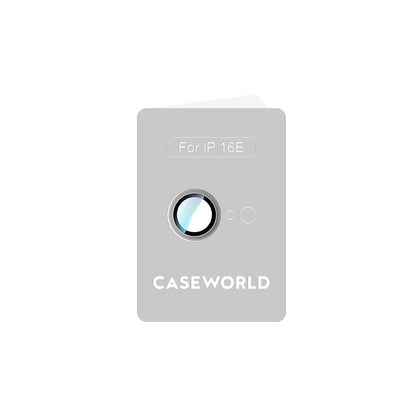 Apple iPhone 16E CaseWorld Alloy Serisi Oleofobik Anti Reflective Kamera Lens Koruyucu Şeffaf