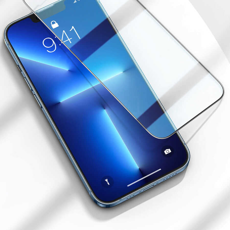 Apple iPhone 16E Davin 5D Glass Screen Protector Black