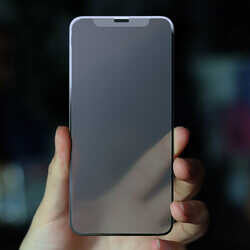 Apple iPhone 16E Ghost Screen Protector Davin Privacy Matte Ceramic Screen Film Black