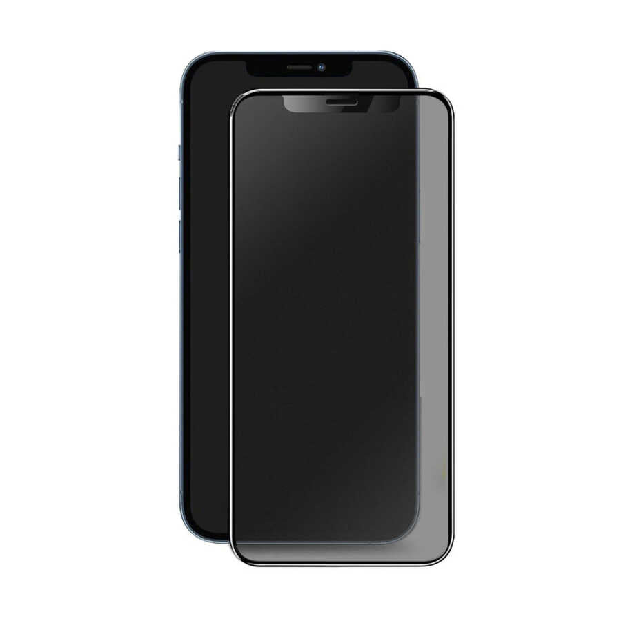 Apple iPhone 16E Ghost Screen Protector Davin Privacy Matte Ceramic Screen Film Black