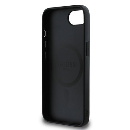 Apple iPhone 16E Kılıf Guess Orjinal Lisanslı M-safe Şarj Özellikli Small 4G Classic Kapak Pembe
