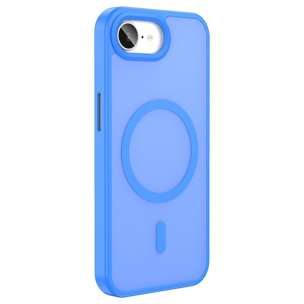 Apple iPhone 16E Kılıf M-safe Şarj Özellikli Mat Arka Yüzey Zore Sio Kapak Pembe