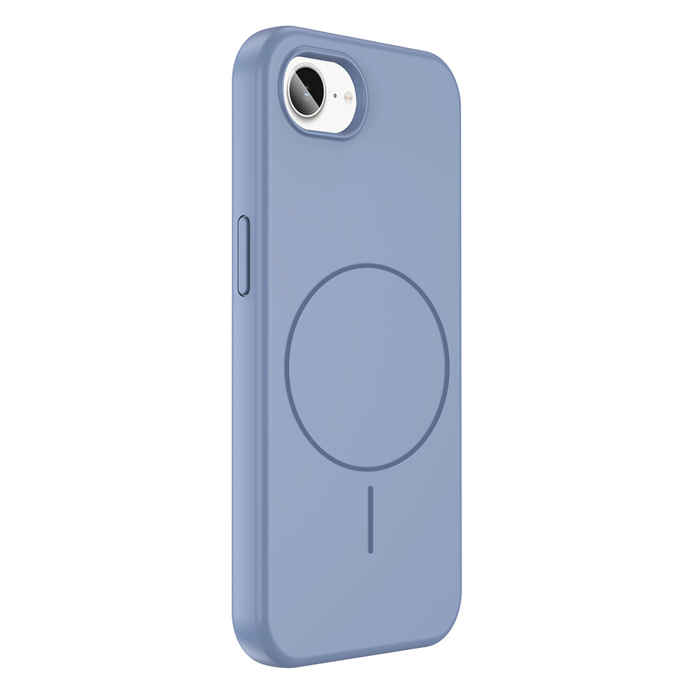 Apple iPhone 16E Case M-Safe Charging Feature Liquid Technology Erasable Hard Zore Kiwi Cover Black