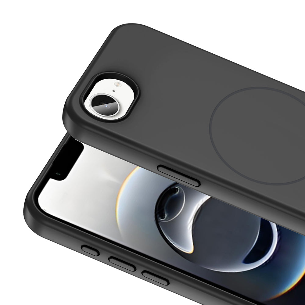 Apple iPhone 16E Case with M-Safe Charging Feature, Liquid Technology, Erasable Hard Zore Kiwi Cover, Lavendery Gray