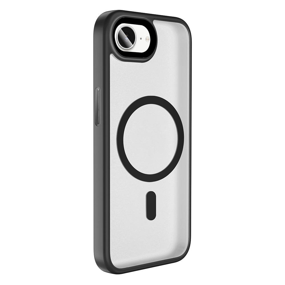 Apple iPhone 16E Case Matte Back Surface Wireless Charging Feature Zore Flet M-safe Cover Pink