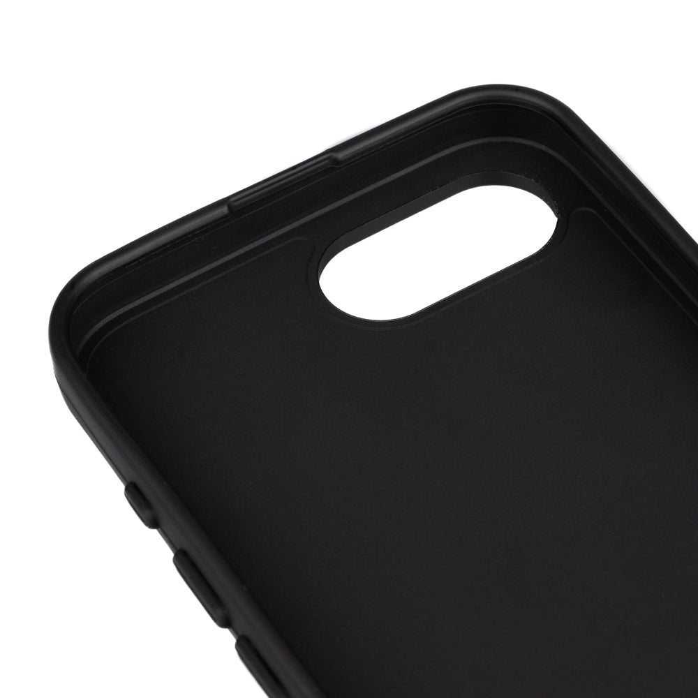 Apple iPhone 16E Case Zore Piping Silicone Navy Blue